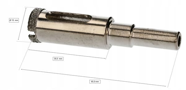 Diamantbor til stentøj 15 mm