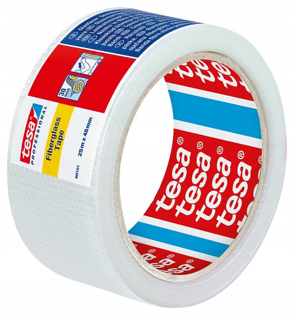 Tesa glasfibertejp för gipsskivor 25m x 48mm