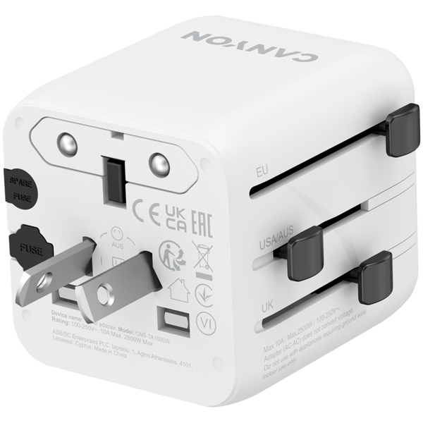 CANYON OnTour One Reseadapter EU/UK/US/AUS Vit