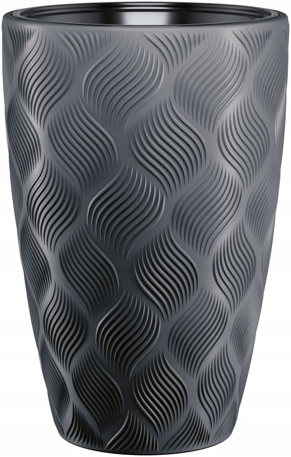 Flow Slim 40 Rund Urtepotte | Antracit