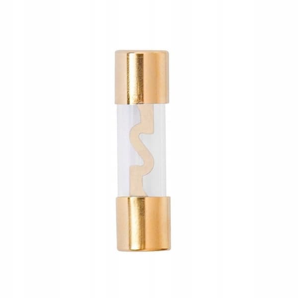 Glasäkring AGU 60A 10.3x38mm förgylld