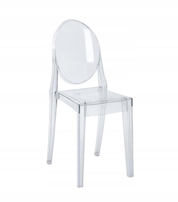 TRANSPARENT KRISTALLIN Stol Modern Hållbar