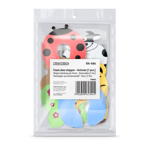 Ricokids 798600 dørstopper 7 stk. dyr