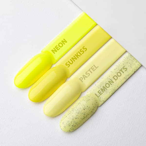 AlleLac hybridgellack gul citronprickar HEMA-fritt 6g