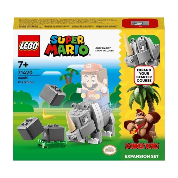 LEGO(R) SUPER MARIO 71420 Rambi-sarvikuono - setti..