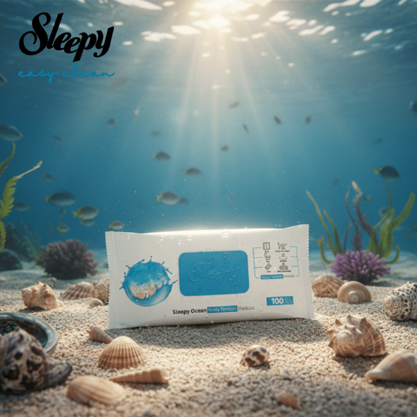 Sleepy Universal Ocean Surface Cleaning Wipes 100 st