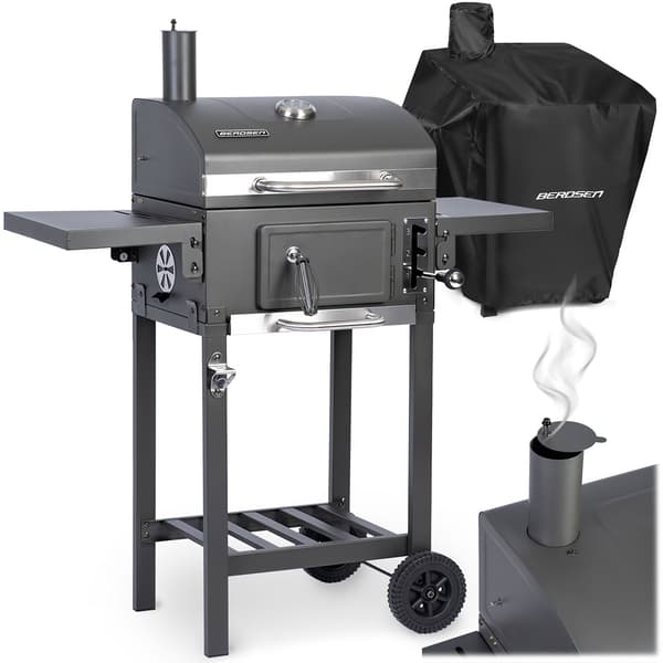Berdsen BD-892 sort kulgrill med låg