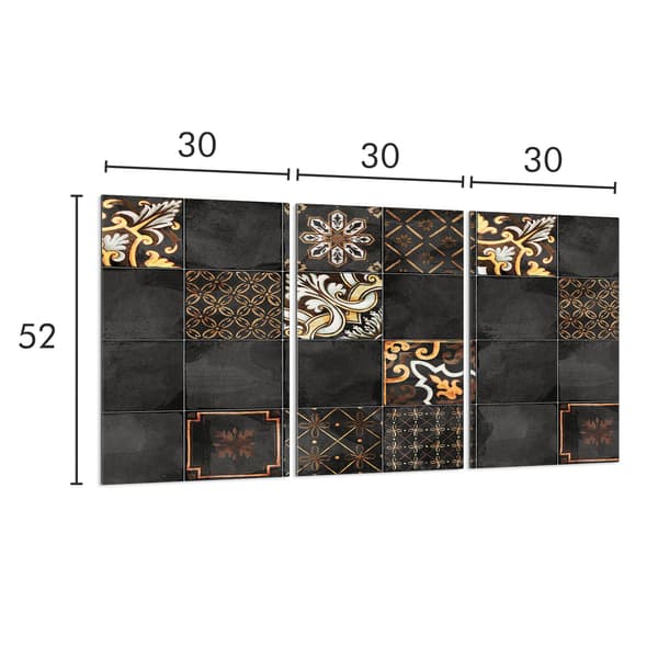 Lasinen suojalevy liedelle 3x30x52