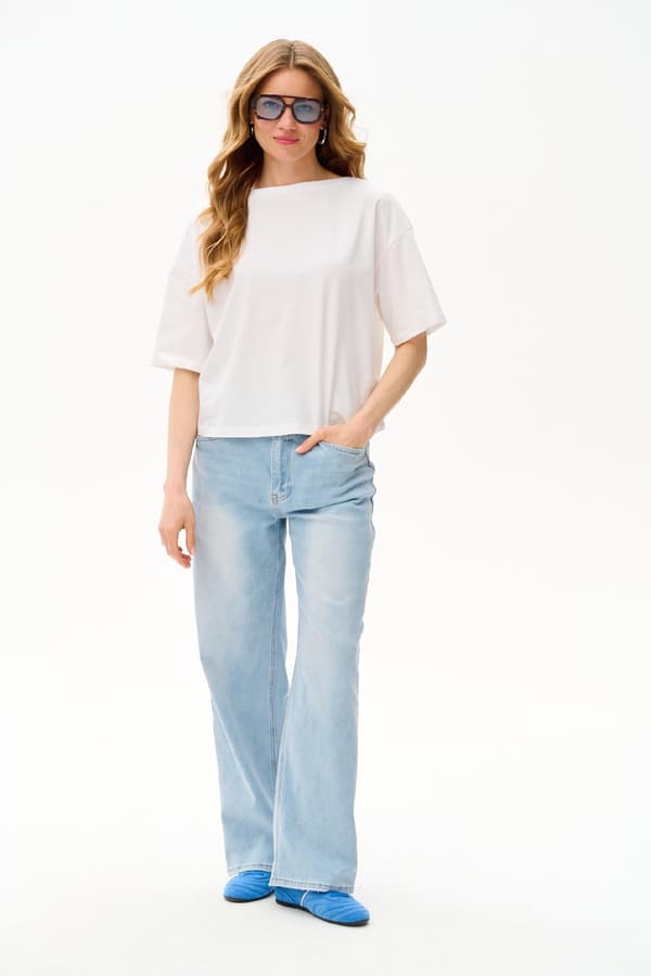 Søren Damebluse Ecru 40/42