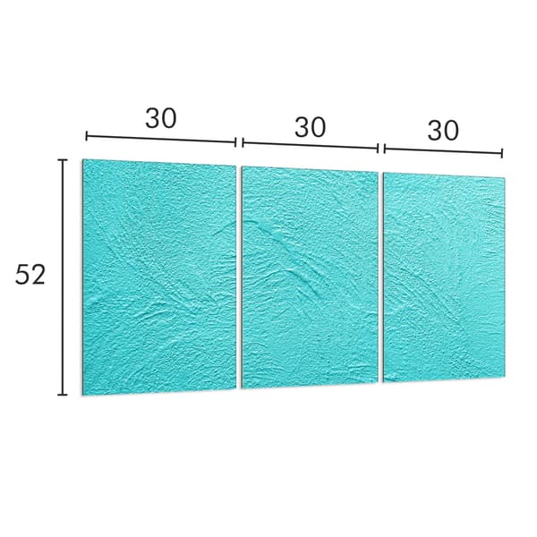 Lasinen suojalevy liedelle 3x30x52