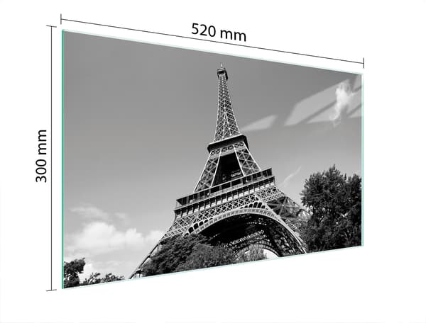 SKÄRBRÄDA I GLAS 52x30 PARIS