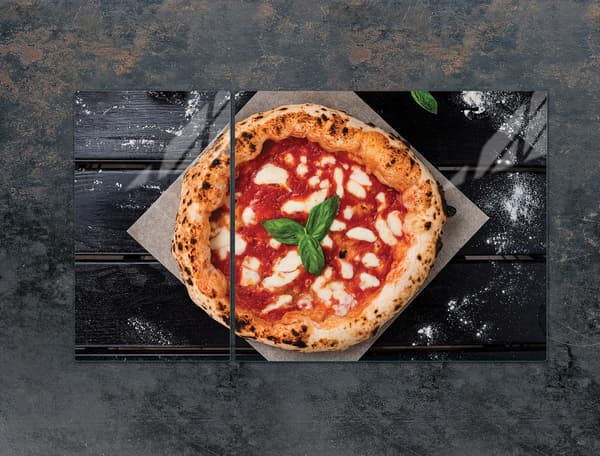 LASINEN SUOJALEVY LIEDELLE 90x52 PIZZA