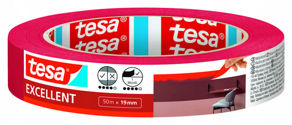 tesa EXCELLENT malertejp 50m x 19mm