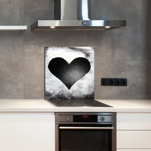 KEITTIÖN LASIPANEELI 60x65 Sydän