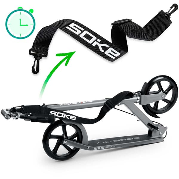 Soke City Grå Scooter