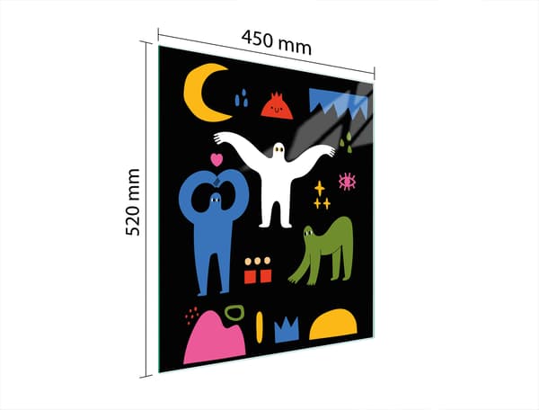 GLAS SKÆREBRÆT 45x52 EVENTYR
