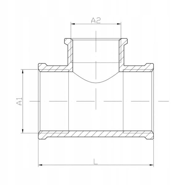 Galvaniserad reduceringskoppling 2x11/4x2 tum