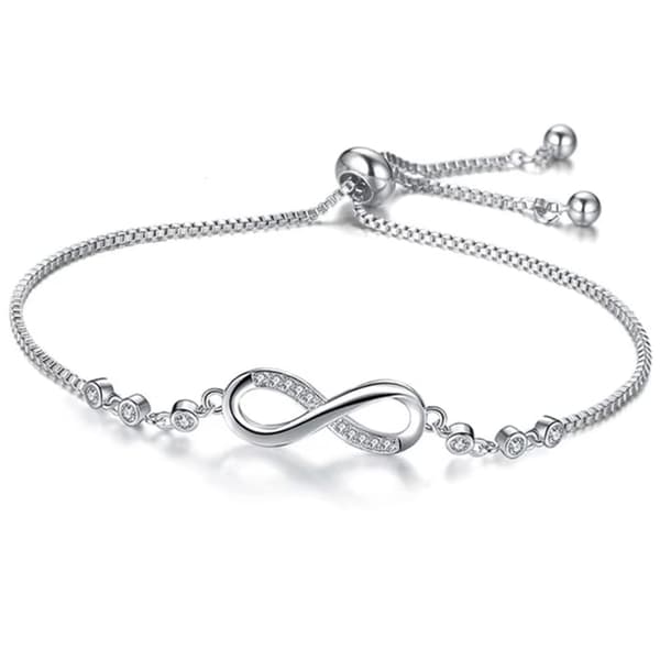 Trusky Silver Justerbart Infinity Armband