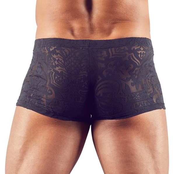 Svenjoyment Herre Mønstrede Mesh Boxershorts Sort L