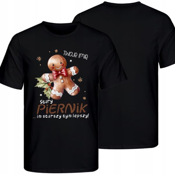 Jule-T-shirt som gave med dit eget navn til jul