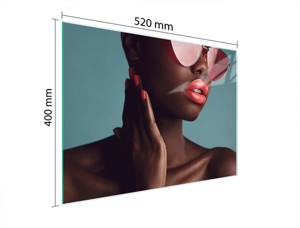 GLAS SKÆREBRÆT 52x40 KVINDE