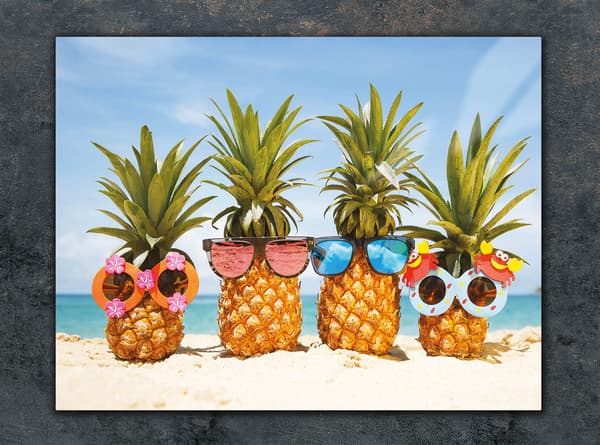 GLAS SKÆREBRÆT 30x22 ANANAS