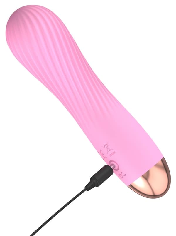 Cuties Pink Mini Grooved Vibrator