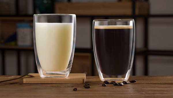 6x termosglas för kaffe, latte, drycker 450ml certifierade
