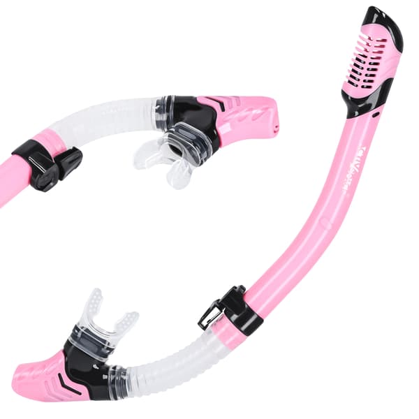 Snorkel med ventil - rosa
