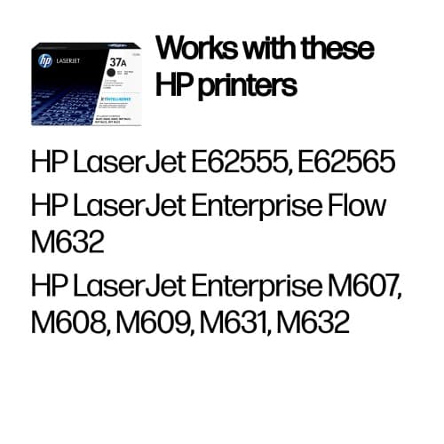 HP 37A (CF237A) värikasetti, musta