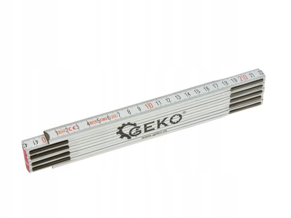 GEKO 2m foldbart træmålebånd, to meter præcision, G29052
