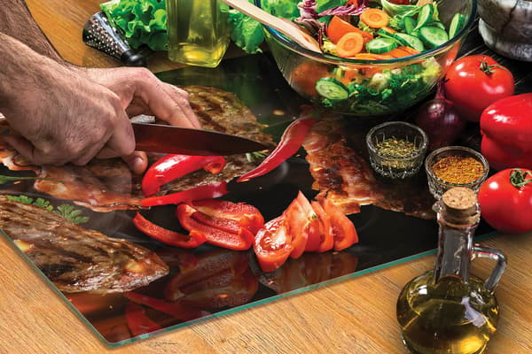GLASSKÆREBRÆT 40x30 GRILL