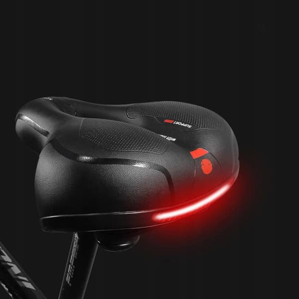 KOMFORTABEL CYKELSADEL MED MEGET ELASTISK SKUM