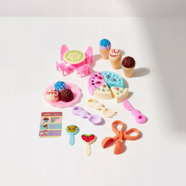 Dessertbutik Isbar til børn Tilbehørssæt Iskagebord
