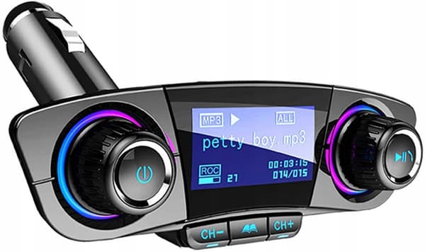 FM-LÄHETIN BLUETOOTH 5.0 USB-MULTIMEDIA 8in1