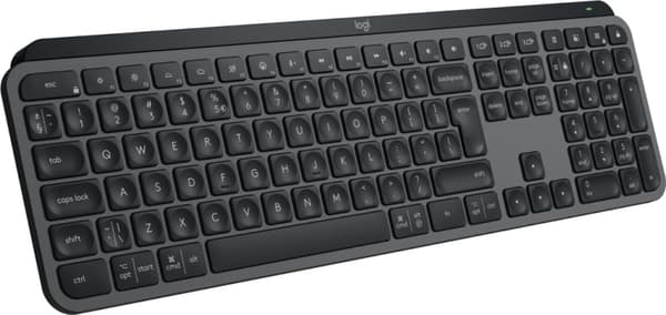 Logitech MX Keys S trådlöst tangentbord, RF trådlöst + Bluetooth, belyst, US Int, grafit