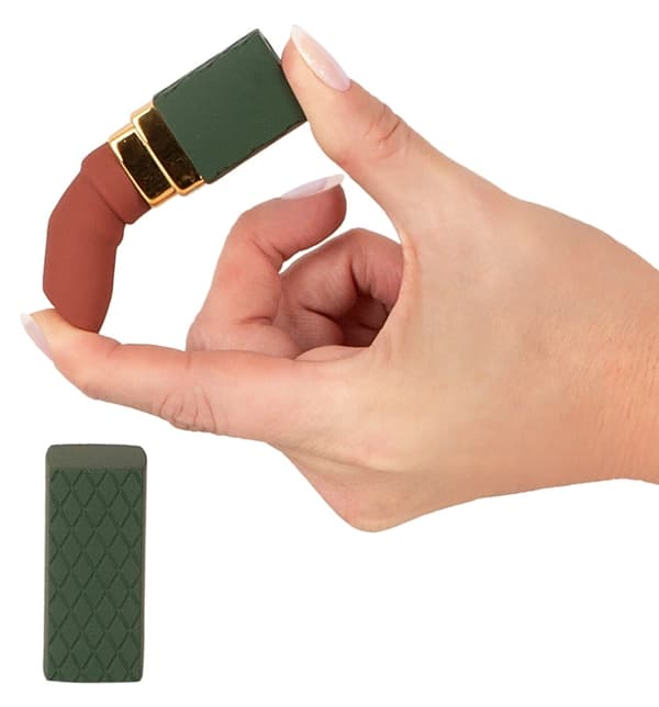 Emerald Love Mini Vibrator Läppstift med Stimulering