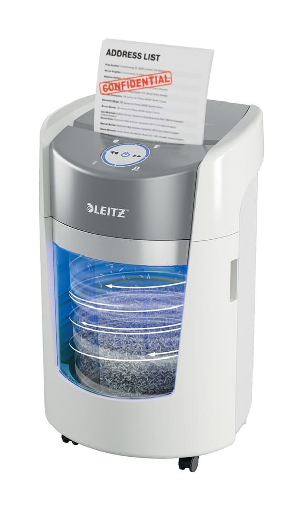 Leitz IQ Optimax 350 makulator, P5, 8 ark, 22 l