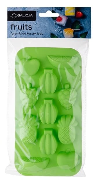 FRUITS flexibel isbitsform för 11 fruktformade isbitar