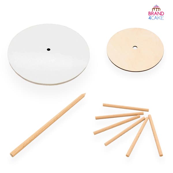2-lags kagefad 34/18 cm Brand4Cake