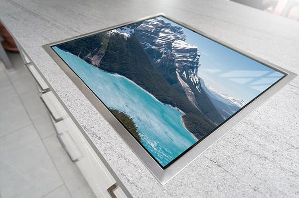 GLASBESKYTTELSESPLADE TIL KOMFUR 70x52 TOP