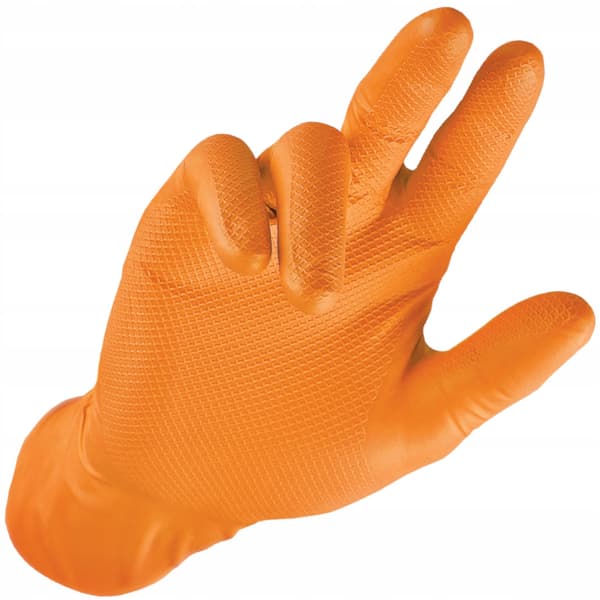 Grippaz nitrilhandskar storlek 9/L 50 st