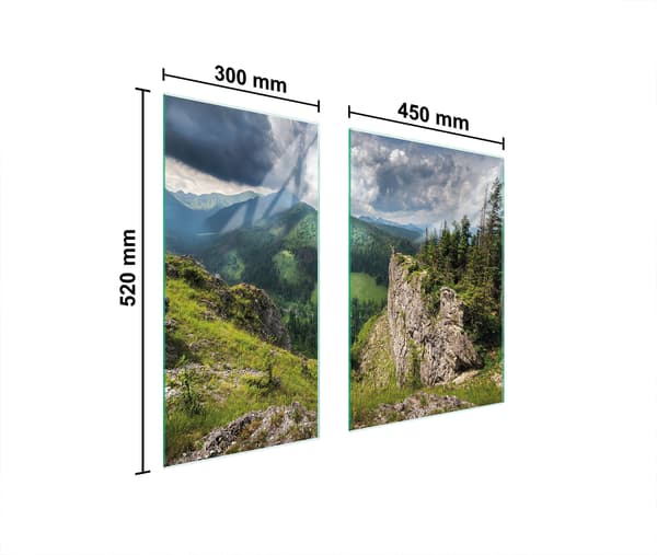 GLASBESKYTTELSESPLADE 75x52 TOP
