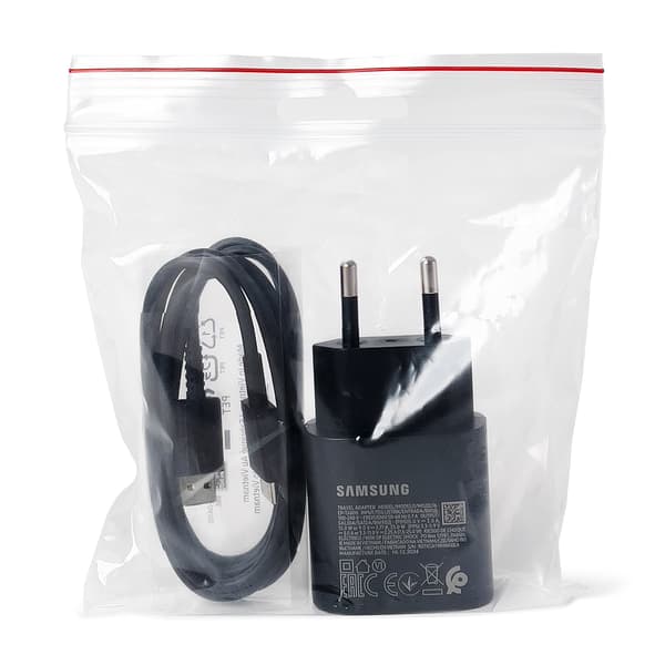 Samsung USB-A 15W vægoplader med USB-A - USB-C kabel - Sort