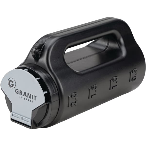 Granulatspridare med lock 2l svart utgåva
