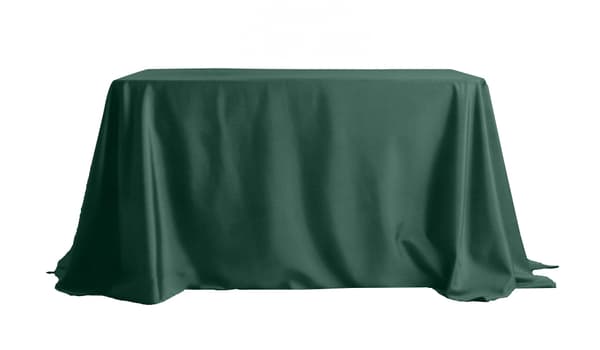 Pöytäliina matte sametti pullovihreä 230x230cm