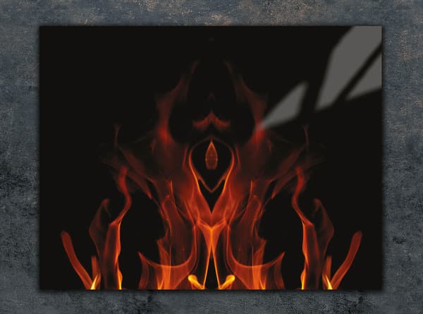 GLAS SKÆREBRÆT 30x22 FIRE