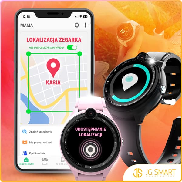 SMARTKLOCKA KT26 LTE - SVART