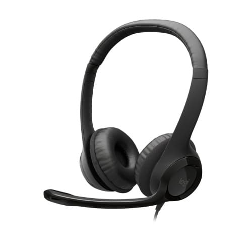 Logitech H390 USB-kablet headset, USB type-A, sort