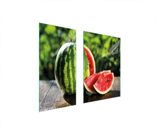 GLASBESKYTTELSESPLADE 75x52 VANDMELON